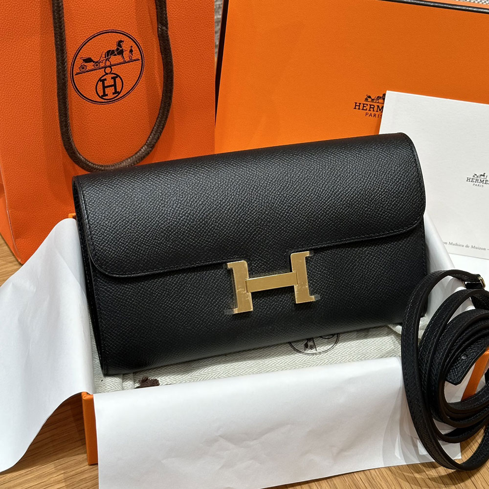 Hermes Constance To Go wallet in Black H080125CC89: Image 1