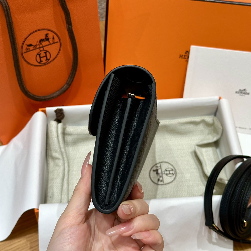 Hermes Constance To Go wallet in Black H080125CC89: Image 3