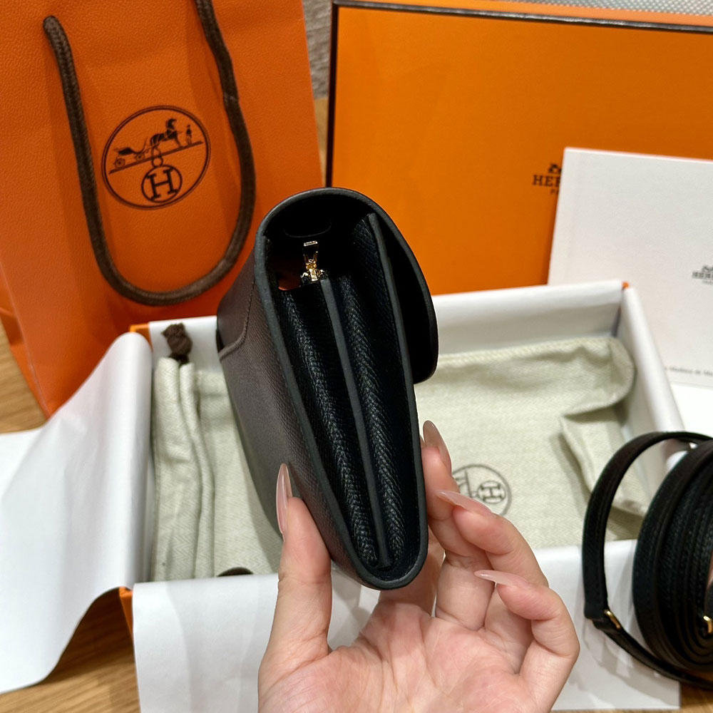 Hermes Constance To Go wallet in Black H080125CC89: Image 4