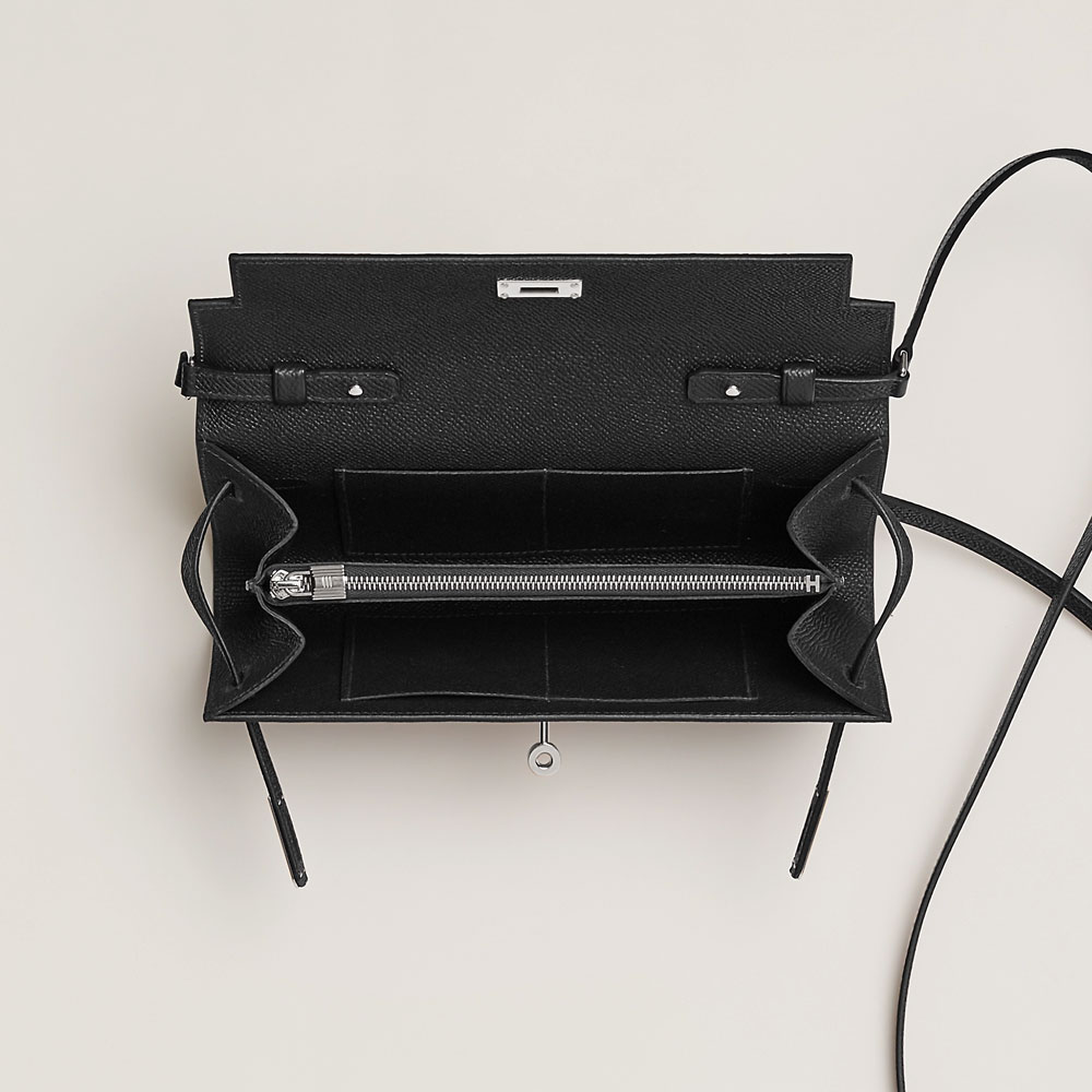 Hermes Kelly Classique To Go wallet in Black H080253CK89: Image 2