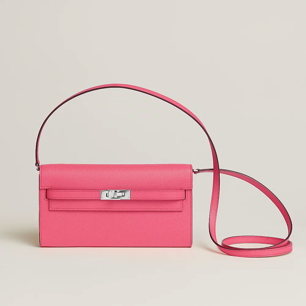 Hermes Kelly Classique To Go wallet in Pink H080253CK8W: Image 1