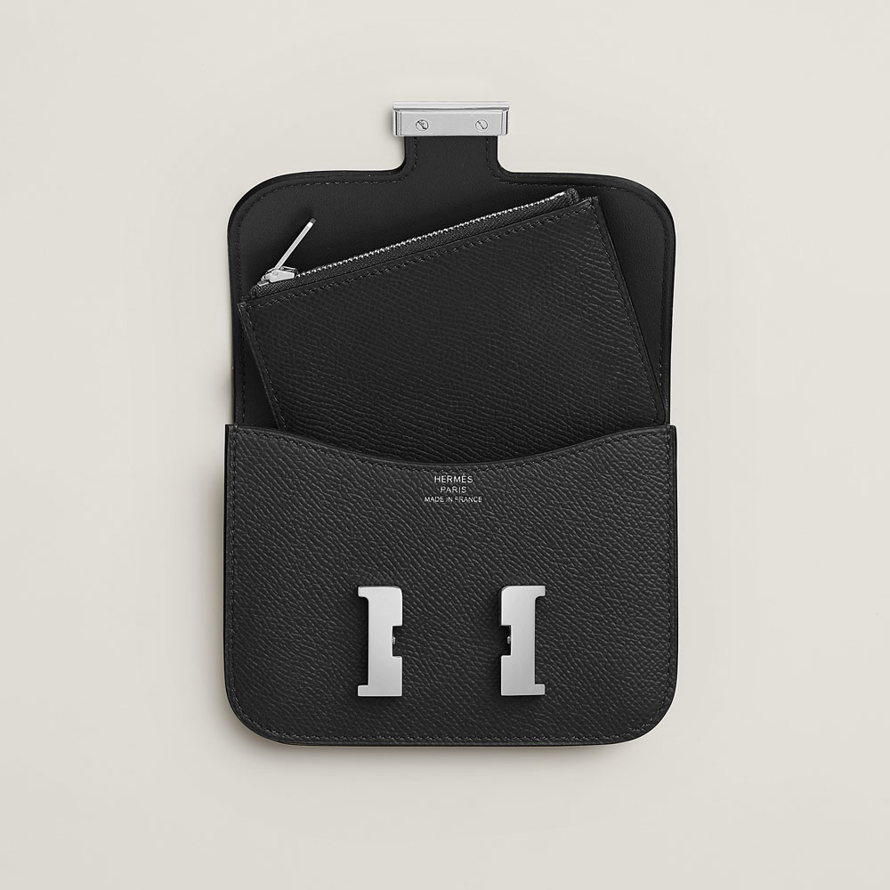 Hermes Constance Slim wallet in Black H082060CK89: Image 2
