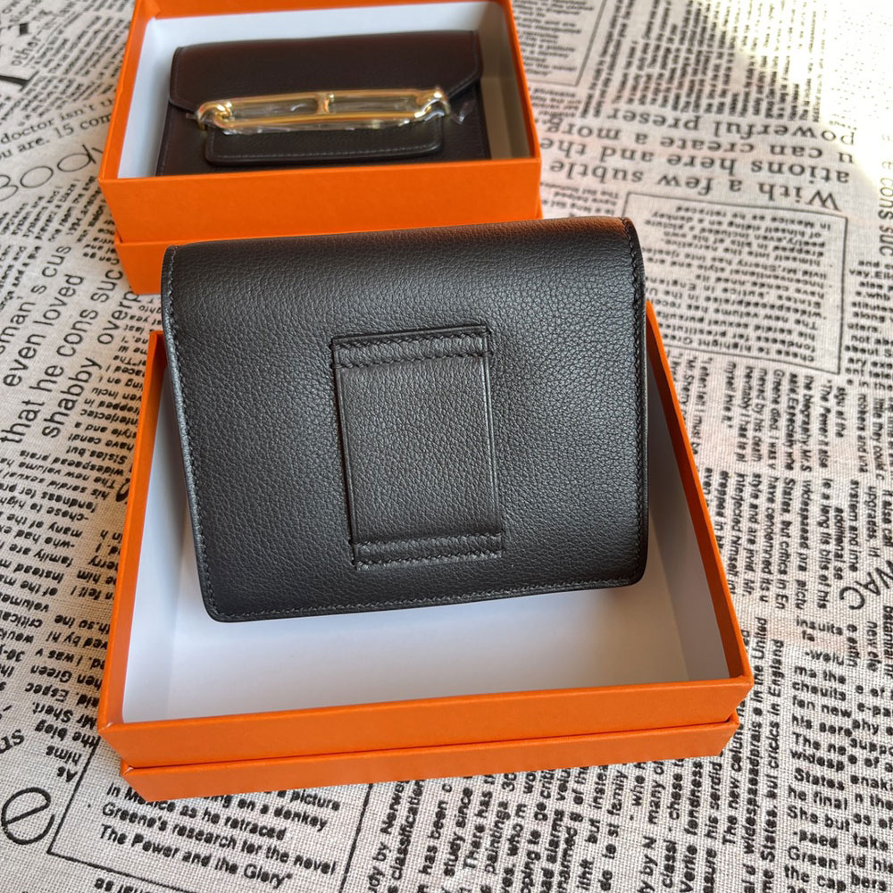 Hermes Roulis Slim wallet in Black H082213CP89: Image 2