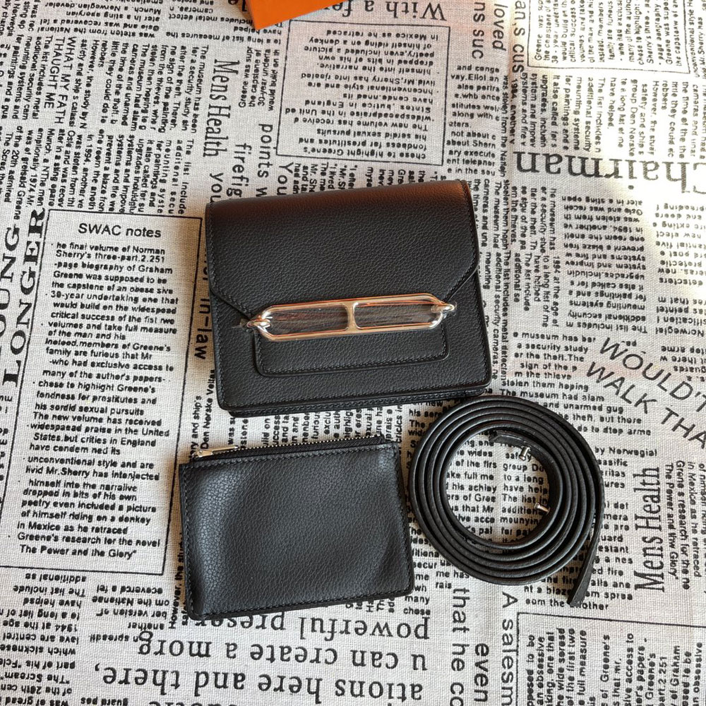 Hermes Roulis Slim wallet in Black H082213CP89: Image 4