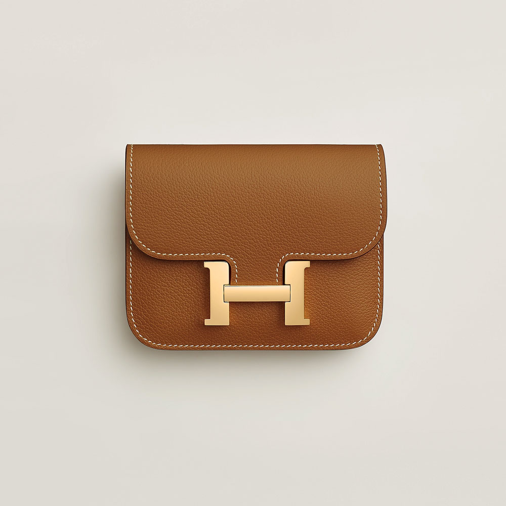 Hermes Constance Slim wallet in Caramel H082214CC37: Image 1