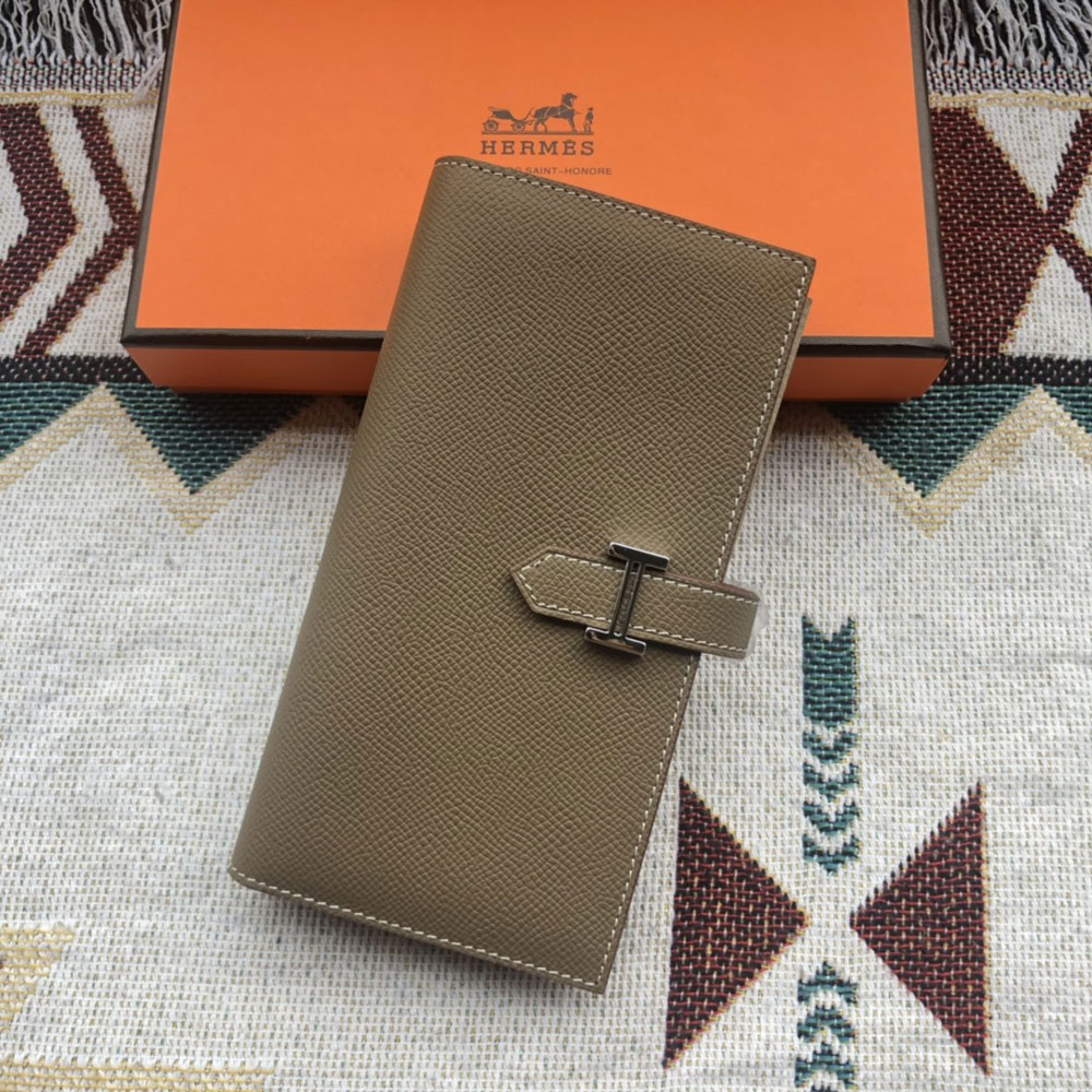 Hermes Bearn wallet in Grey H084871CK18: Image 1