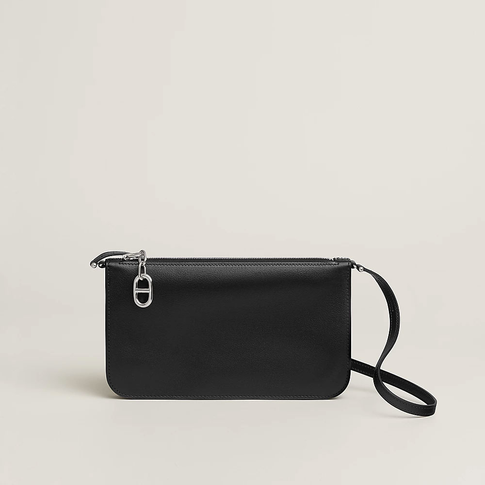 Hermes Zipengo Chaine dAncre To Go pouch in Black H087285CK89: Image 1