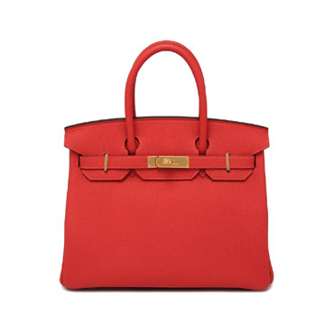 Hermes Birkin Rouge Pivoine Togo Gold H0277674545