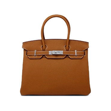 Hermes 30cm Gold Birkin Bag In Togo Leather H027767CK37