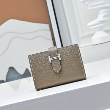 Hermes Bearn mini wallet in Grey H039796CK18
