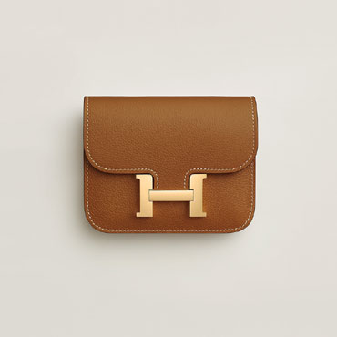 Hermes Constance Slim wallet in Caramel H082214CC37