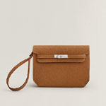 Hermes Kelly depeches 25 pouch in Caramel H078401CK37