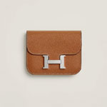 Hermes Constance Slim wallet in Brown H082060CK37