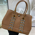 Hermes Neo Garden 23 woven handbag Togo H087974CKAB