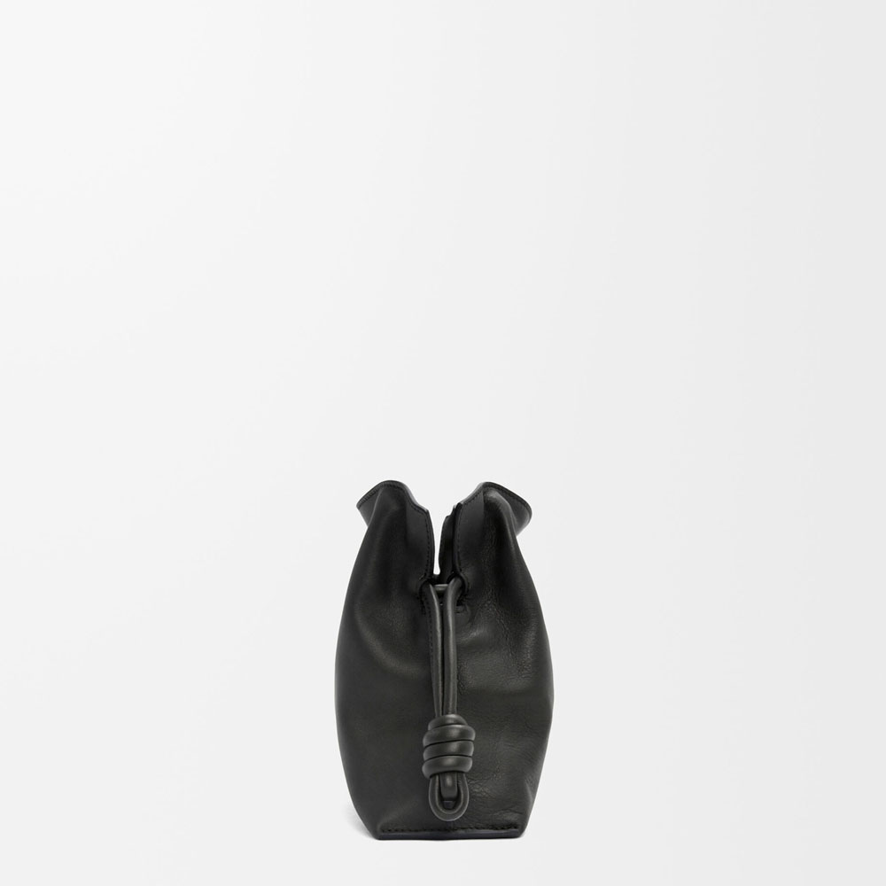 Loewe Mini Flamenco clutch in nappa calfskin Black A411FC2X73 1100: Image 3