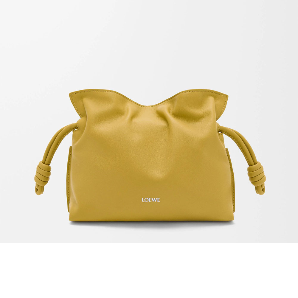 Loewe Mini Flamenco clutch in nappa calfskin Yellow A411FC2XA6 7848: Image 1