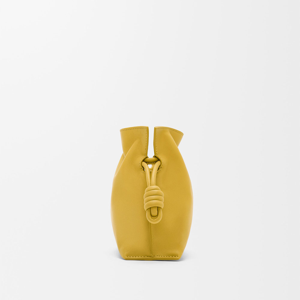 Loewe Mini Flamenco clutch in nappa calfskin Yellow A411FC2XA6 7848: Image 3