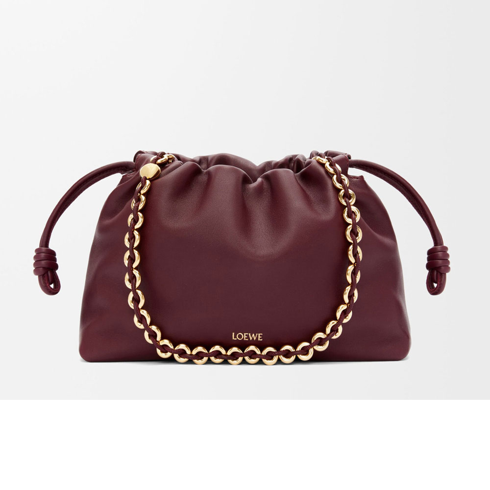 Loewe Medium Flamenco purse in mellow nappa lambskin Red A411FCRX02 7240: Image 1