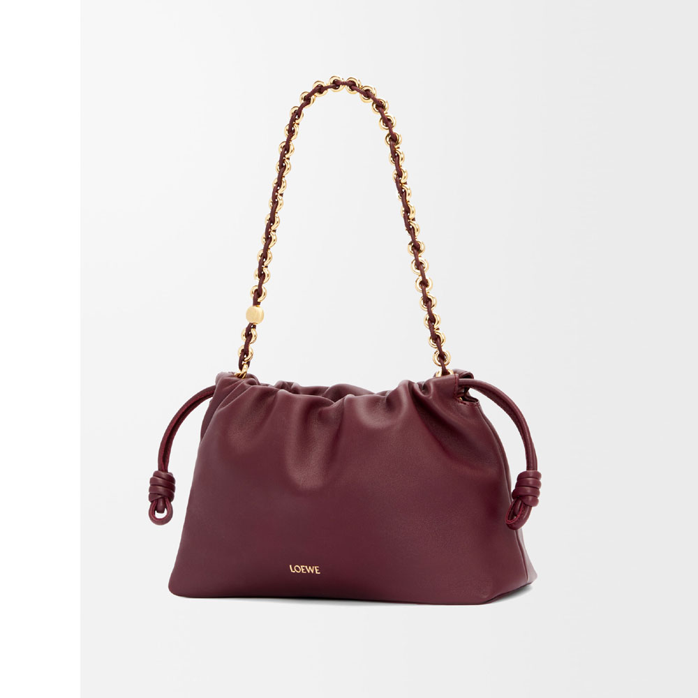 Loewe Medium Flamenco purse in mellow nappa lambskin Red A411FCRX02 7240: Image 2