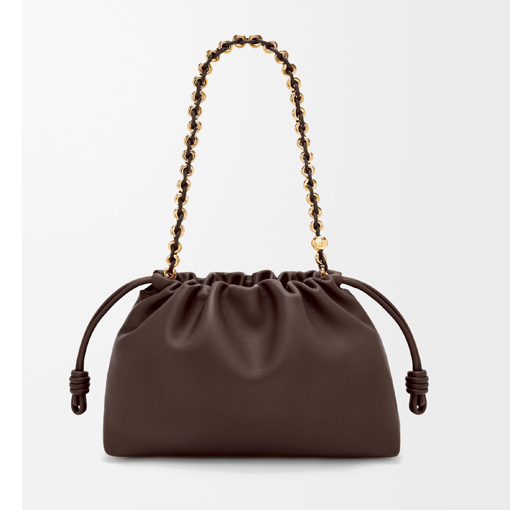 Loewe Medium Flamenco purse in mellow nappa lambskin Brown A411FCRX75 0018: Image 4