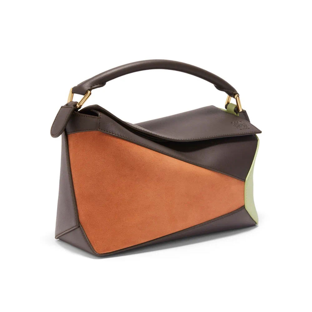 Loewe Small Puzzle bag in nappa calfskin Black A510P60X94 4522: Image 2