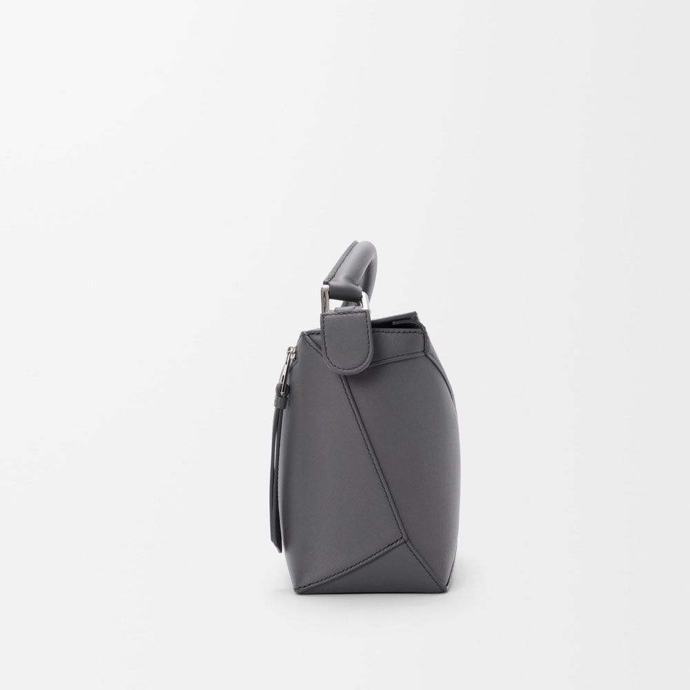 Loewe Small Puzzle Edge bag in classic calfskin Brown A510P60XAC 6862: Image 3