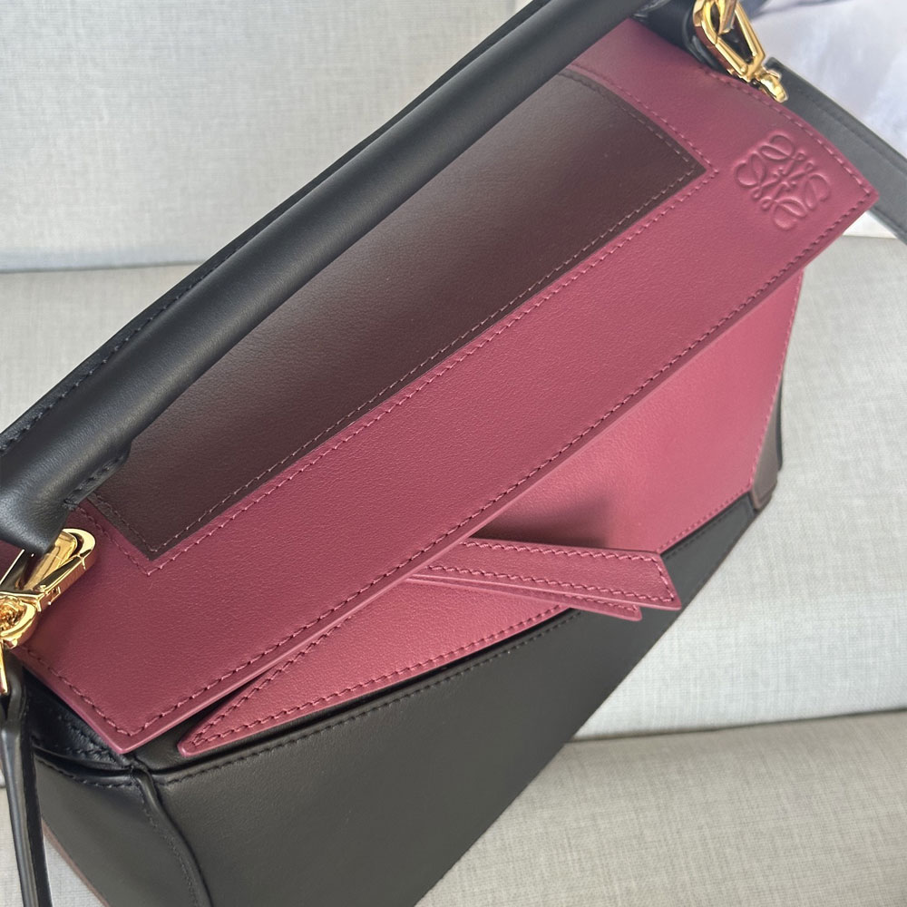 Loewe Small Featherlight Puzzle bag in Multicolor nappa A510PLSX01 0121: Image 4