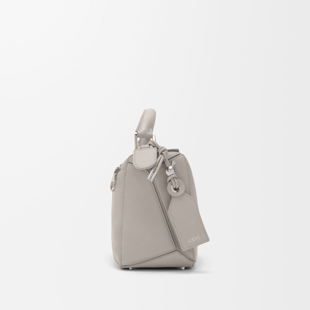 Loewe Small Featherlight Puzzle bag in nappa lambskin Grey A510PLSX01 6579: Image 3