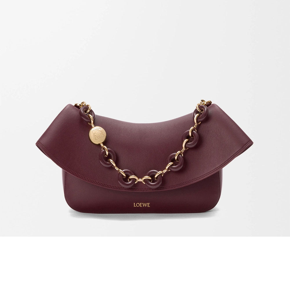 Loewe Medium Ola bag in smooth calfskin Red AP22P22X07 7240: Image 1