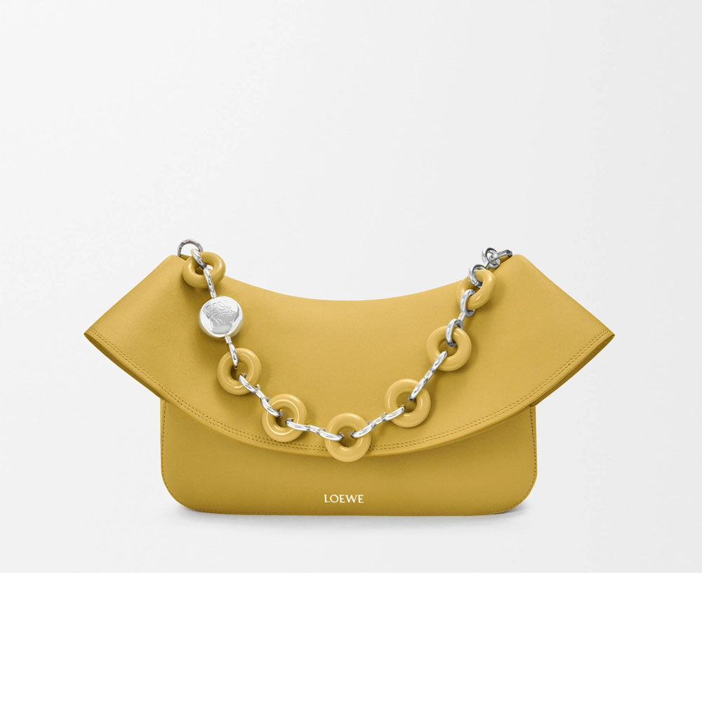 Loewe Medium Ola bag in smooth calfskin Yellow AP22P22X07 7848: Image 1