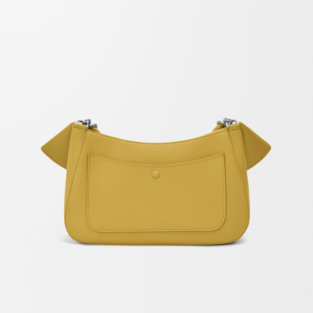 Loewe Medium Ola bag in smooth calfskin Yellow AP22P22X07 7848: Image 4