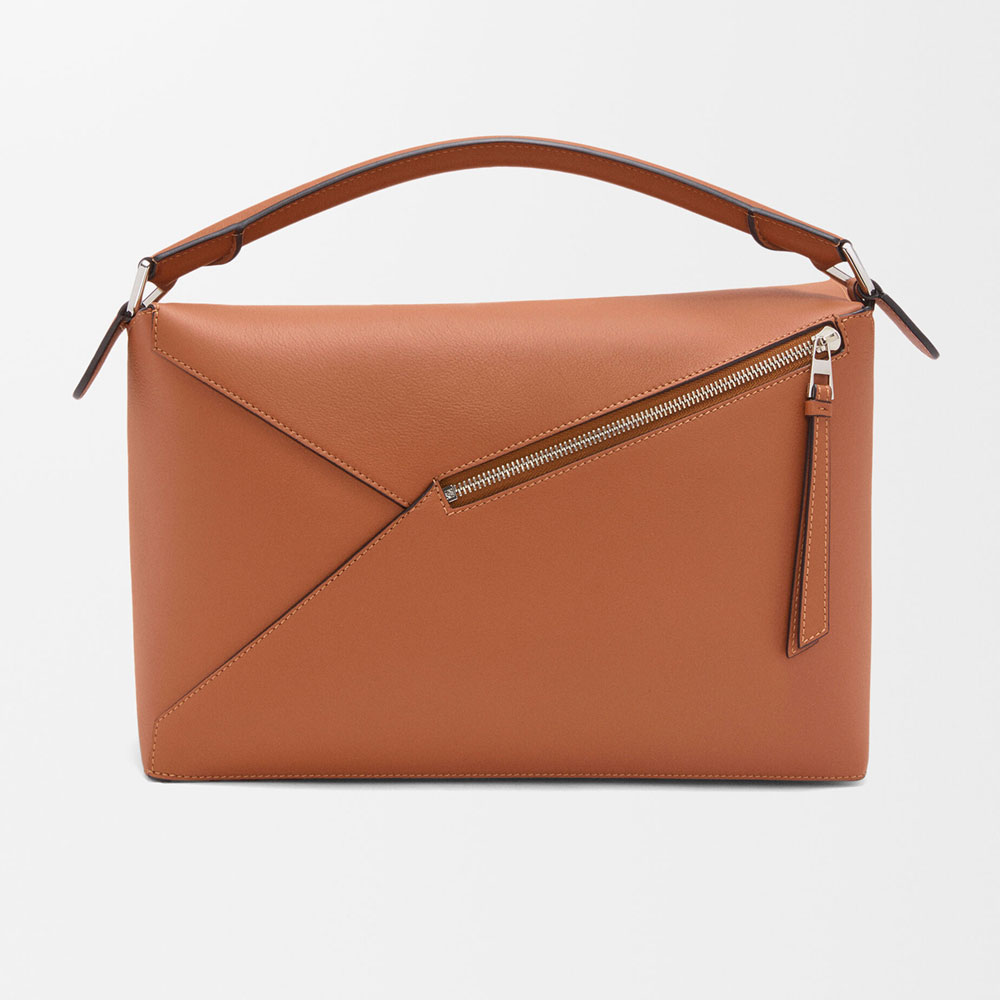 Loewe Large Puzzle Edge bag in classic calfskin Brown B510P00X04 2530: Image 4