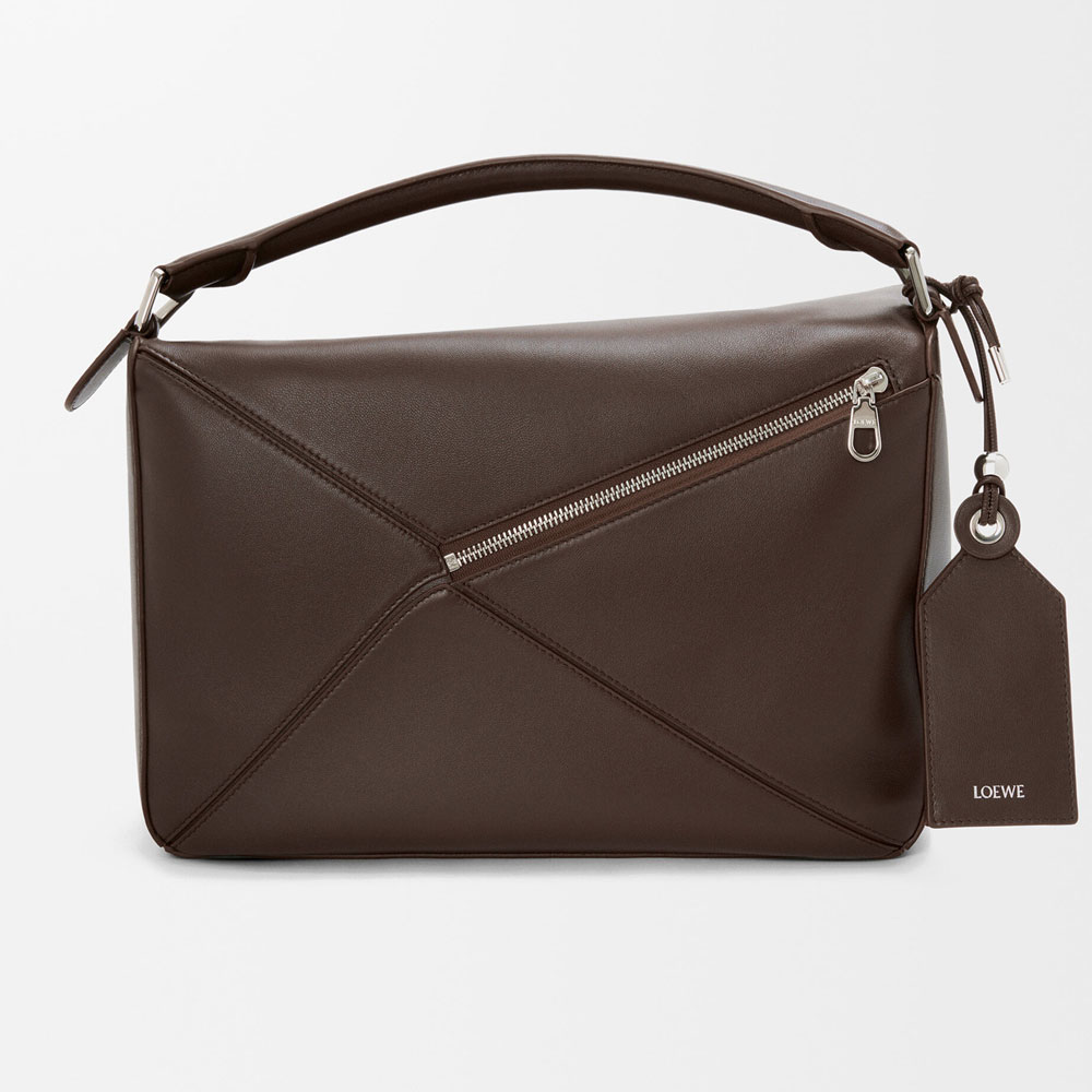 Loewe Large Featherlight Puzzle bag in nappa lambskin Brown B510PNLX02 0018: Image 4
