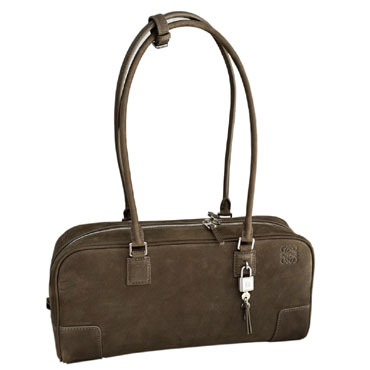 Loewe Amazona 31 Cropped Bag In Grained Nubuck A039N31X04 6423