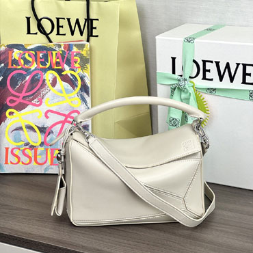 Loewe Small Featherlight Puzzle Bag In Nappa Lambskin A510PLSX13 1950
