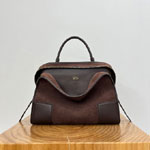 Loewe Large Amazona 180 Bag In Suede A039ASRX03 0018 Loewe Large Amazona 180 Bag In Suede A039ASRX03 0018