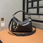 Loewe Futurist Cat Small Puzzle Bag In Classic Calfskin A510S21XCH 3590