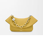 Loewe Medium Ola bag in smooth calfskin Yellow AP22P22X07 7848