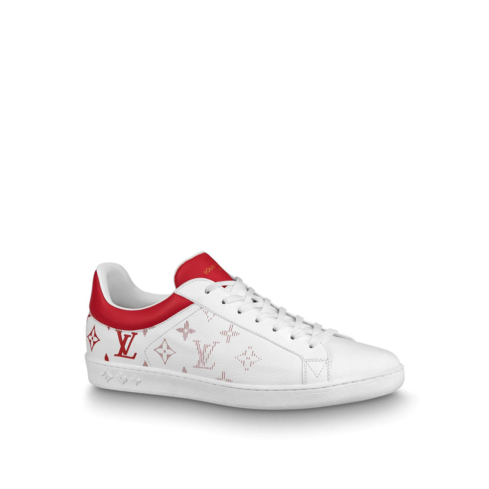 Louis Vuitton Luxembourg Sneaker in Red 1A5ZS0: Image 1