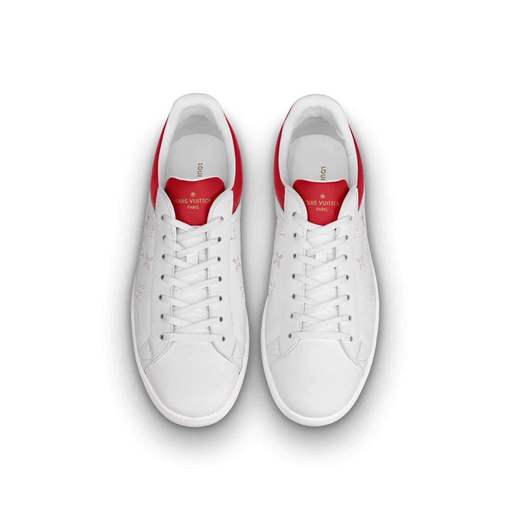 Louis Vuitton Luxembourg Sneaker in Red 1A5ZS0: Image 2