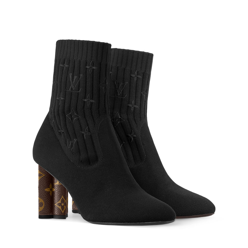 Louis Vuitton Silhouette Ankle Boot in Black 1A8552: Image 1