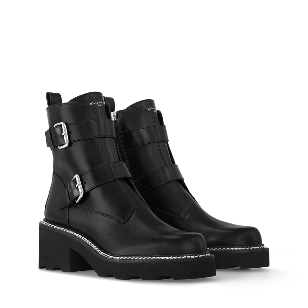 Louis Vuitton Beaubourg Ankle Boot in Black 1ACH3A: Image 1