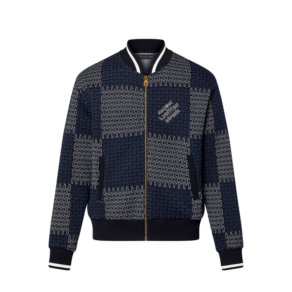 Louis Vuitton Damier Quilted Cotton Bomber 1AFXOM: Image 1