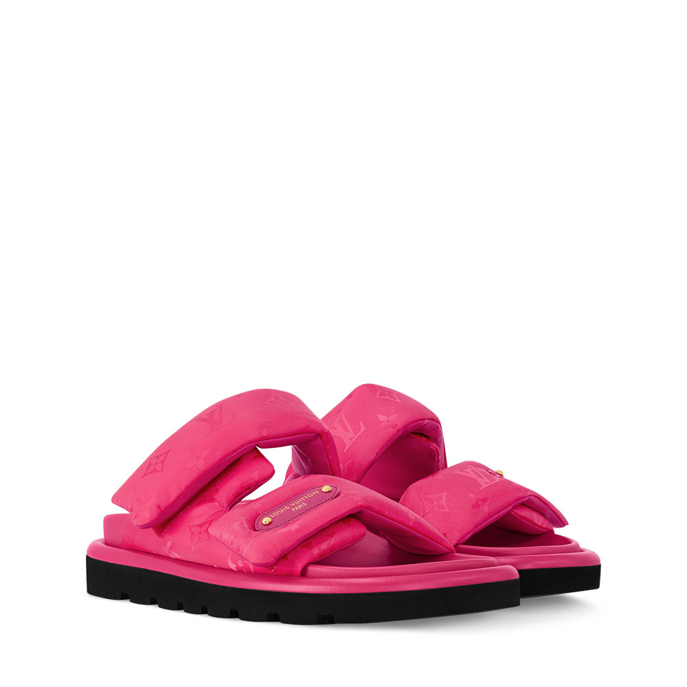 Louis Vuitton Pool Pillow Comfort Mule in Framboise Red 1AHNRC: Image 1