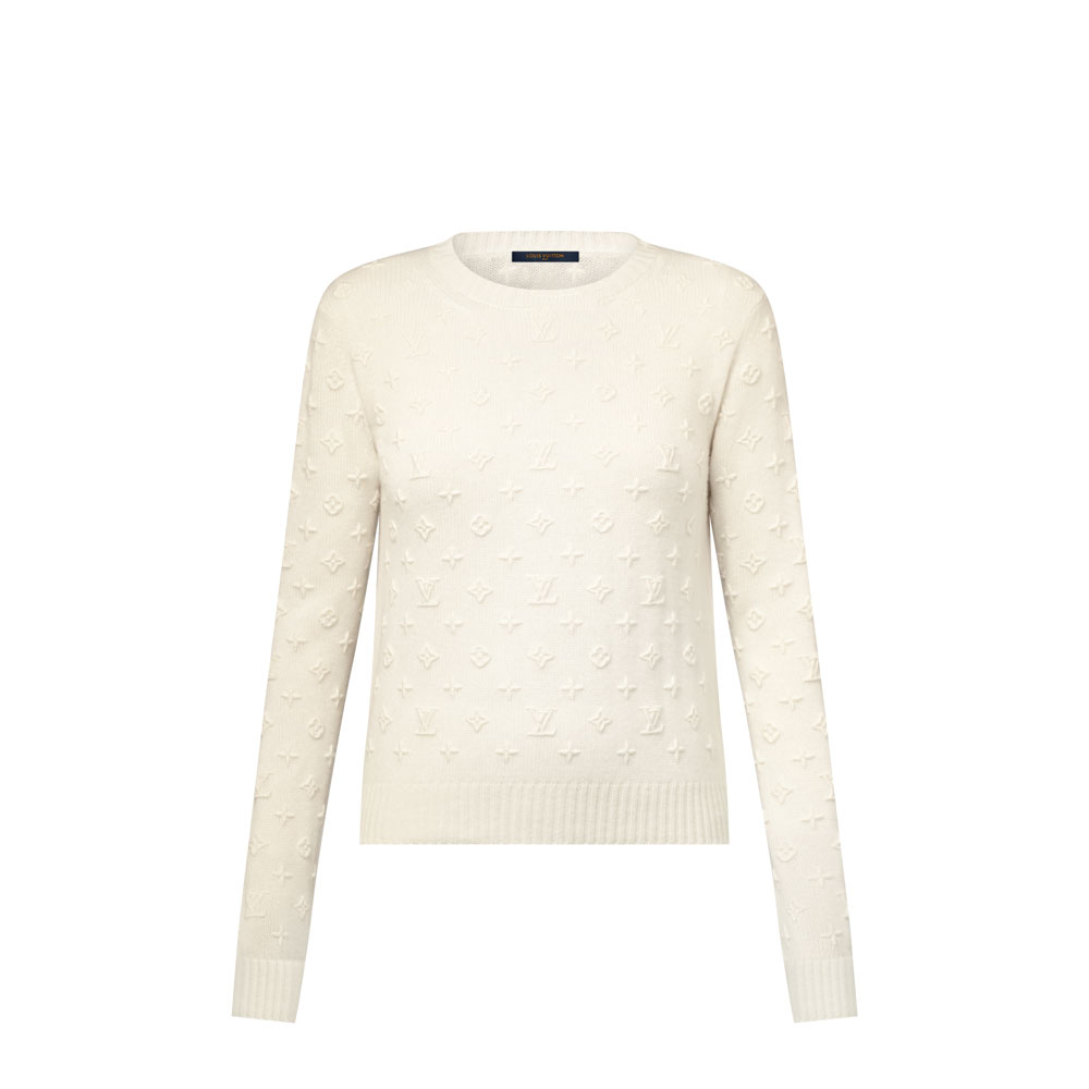 Louis Vuitton 3D Monogram Knit Pullover 1AHZ44: Image 1
