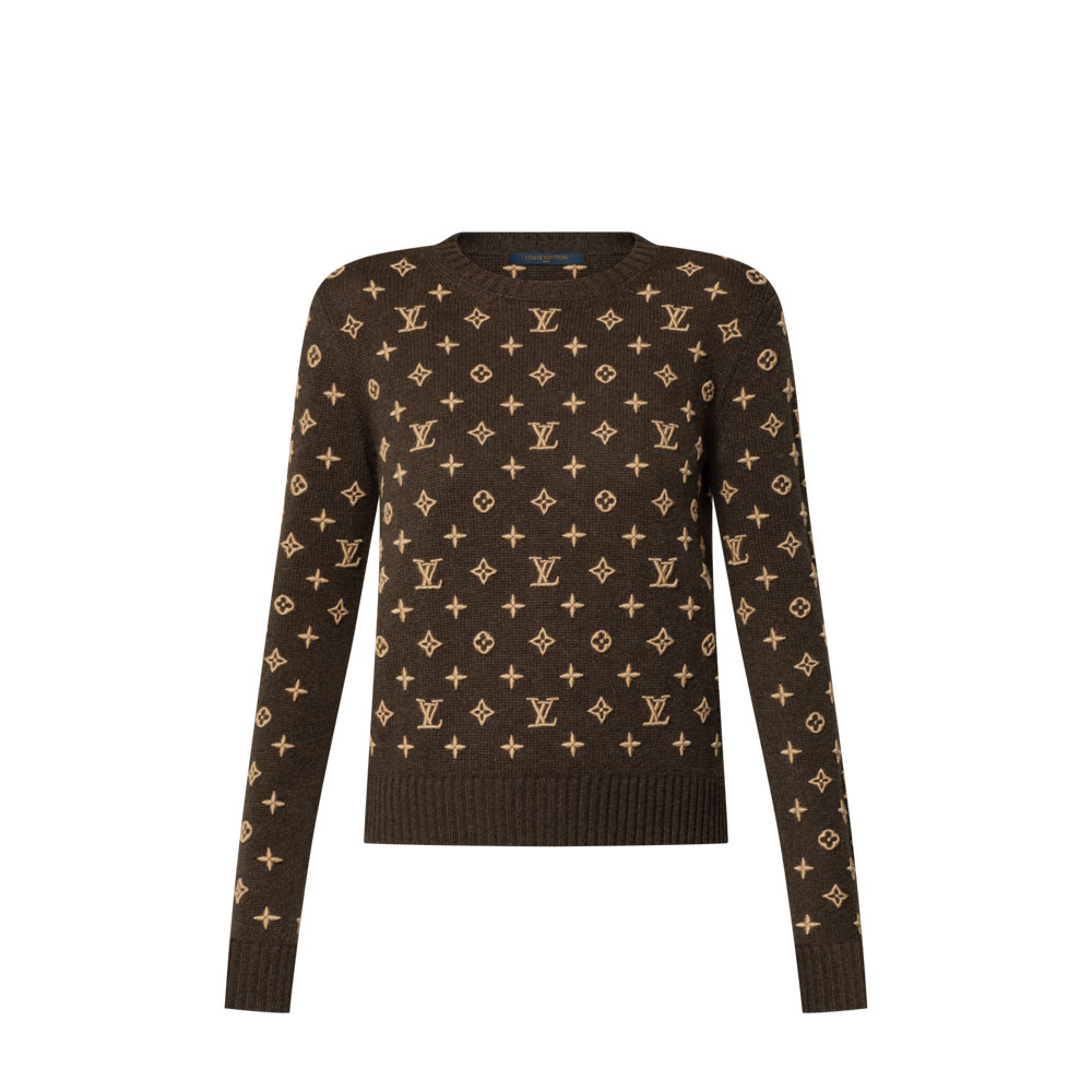 Louis Vuitton 3D Monogram Knit Pullover 1AHZ59: Image 1