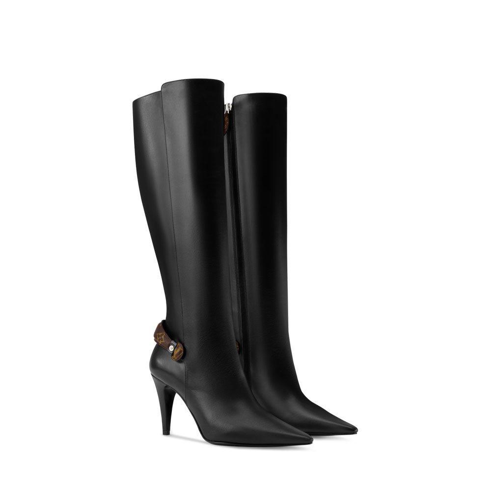 Louis Vuitton Legacy High Boot in Black 1AIETJ: Image 1