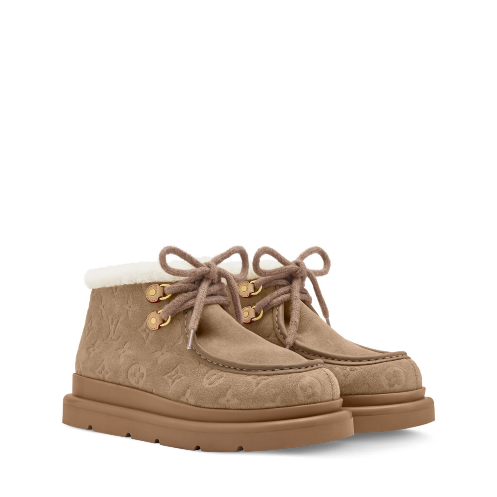 Louis Vuitton Cortina Low Boot in Beige 1AIUFW: Image 1