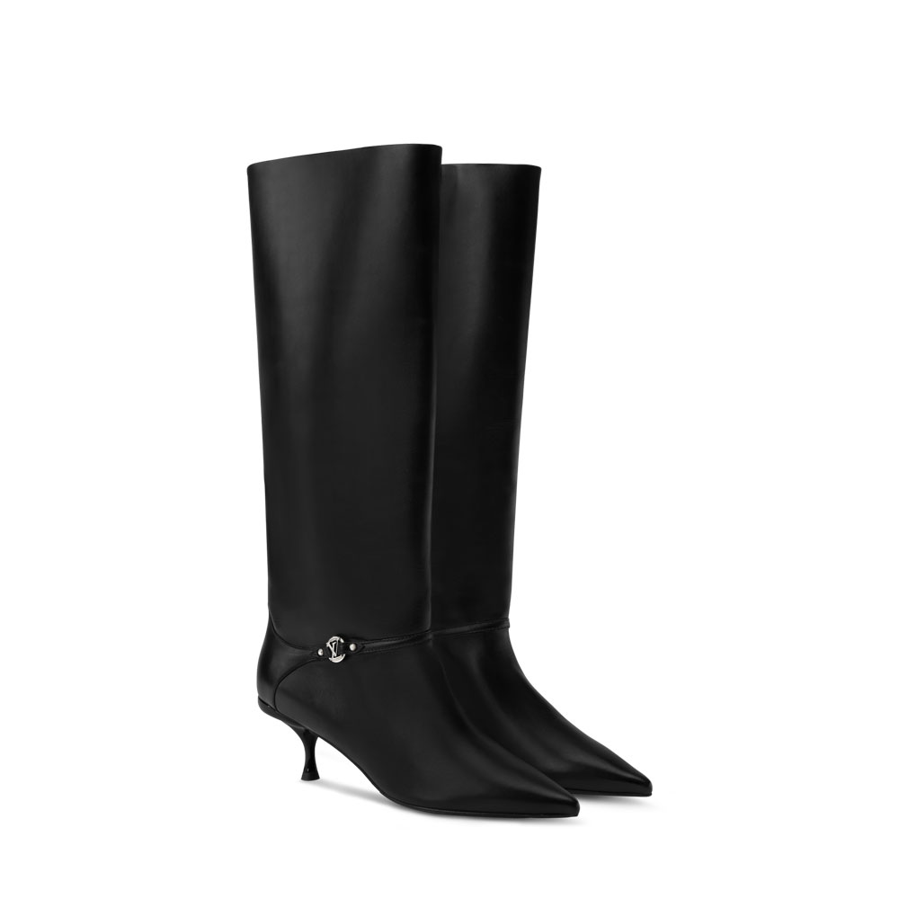 Louis Vuitton 6AM High Boot in Black 1AIUOR: Image 1