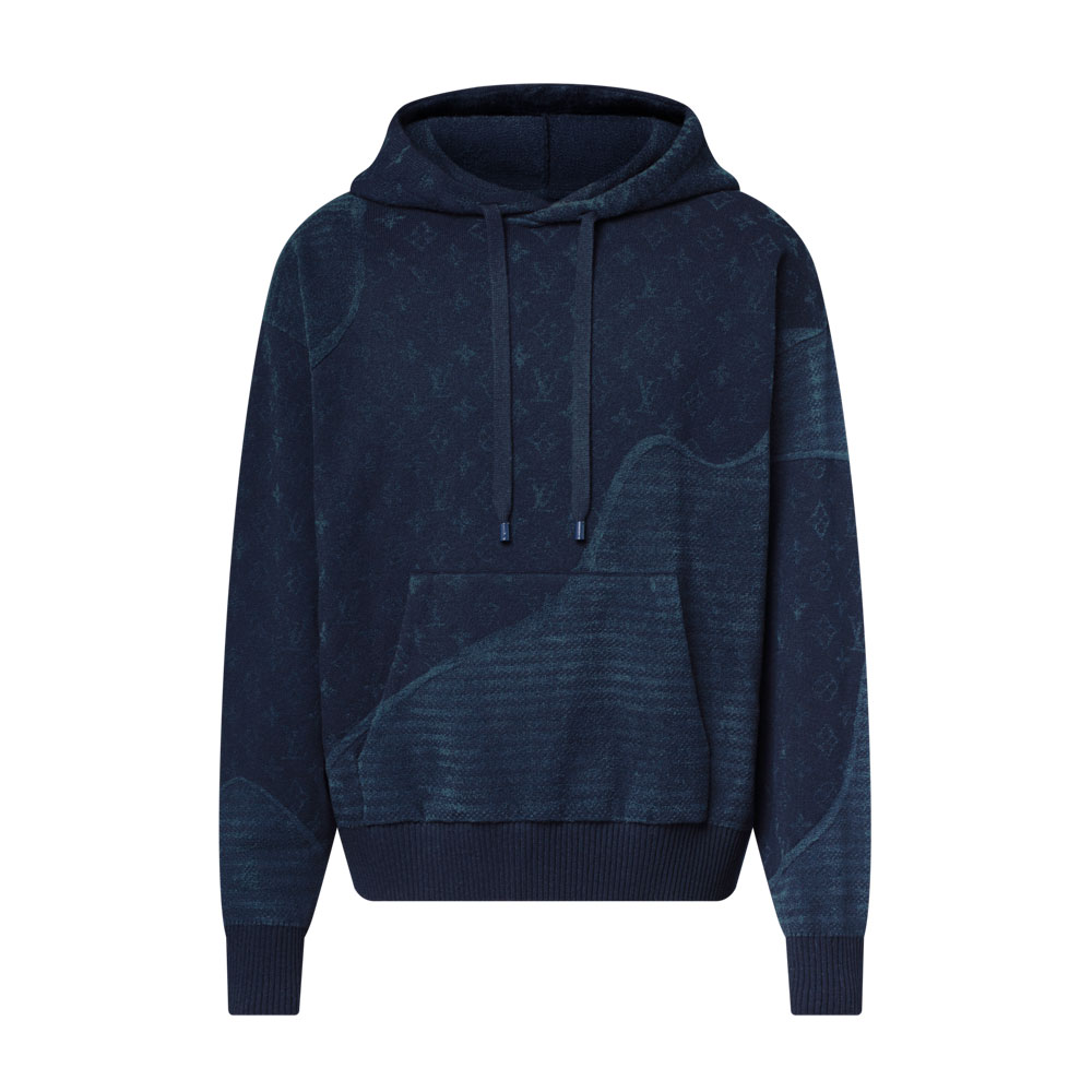 Louis Vuitton Graphic Jacquard Hoodie 1AIWFX: Image 1